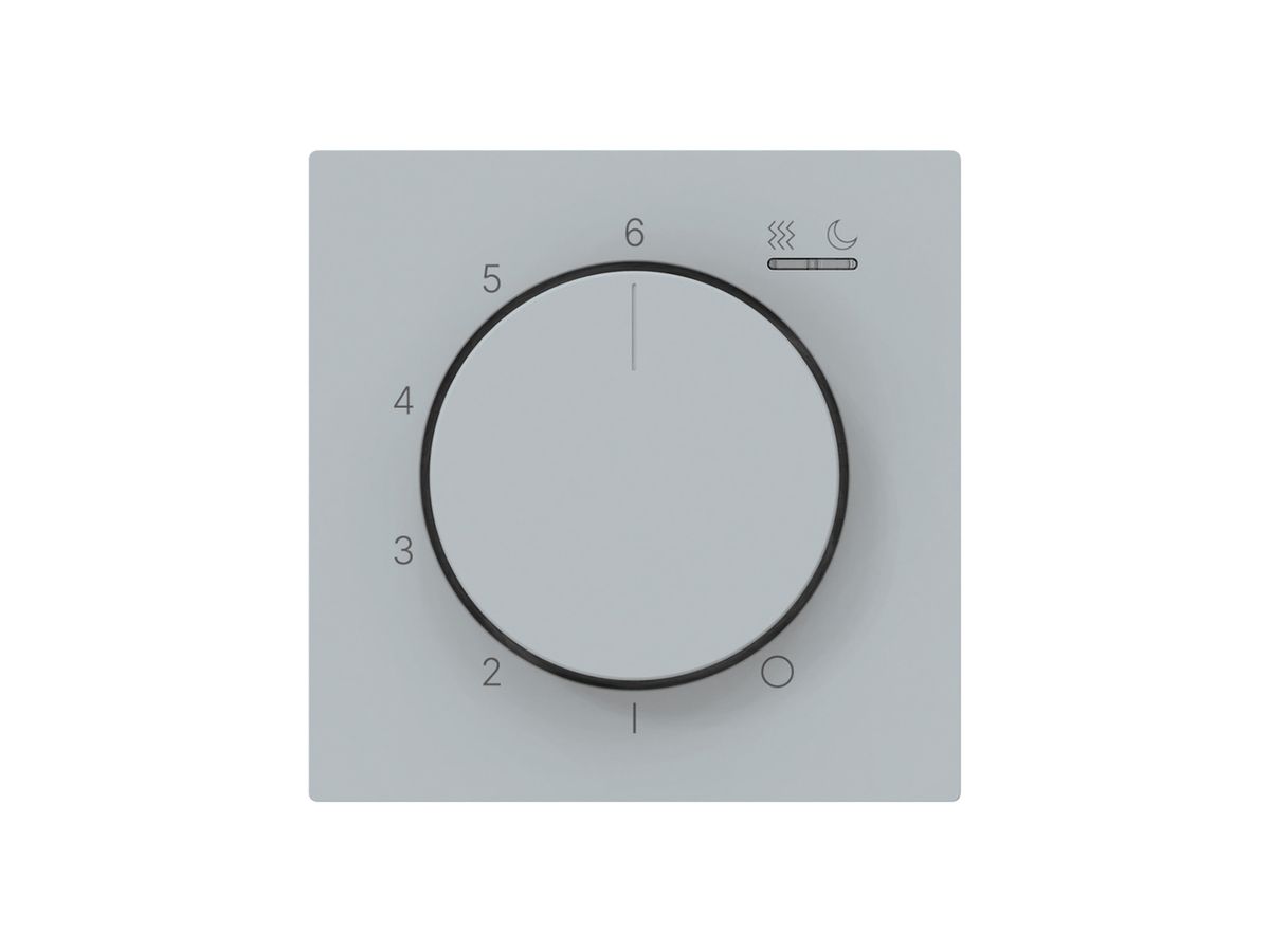 UP-Frontset kallysto Thermostat 4A 60×60×5mm grau IP20