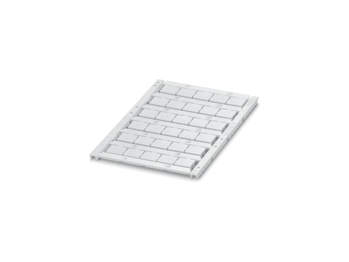 Bezeichnungskarte UCT-TM 12 weiss für Klemmen 10.8×9.6mm