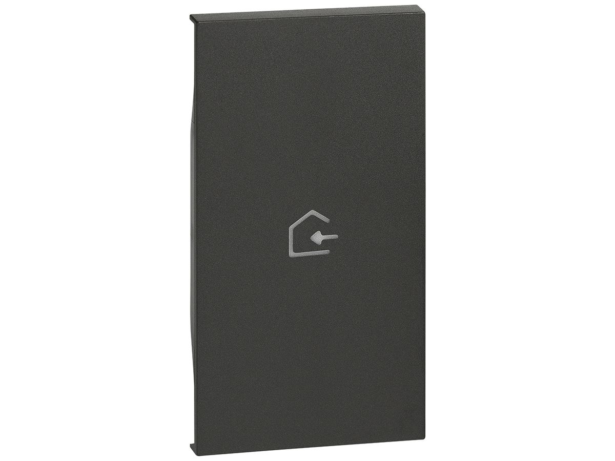 Tastenabdeckung Living Now für Tasten MyHOME 2 Module mit Symbol Ankunft schwarz