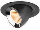 LED-Downlight SLV NUMINOS GIMBLE M 12W 1700lm 2700K NB DALI Ø120 sz/cr