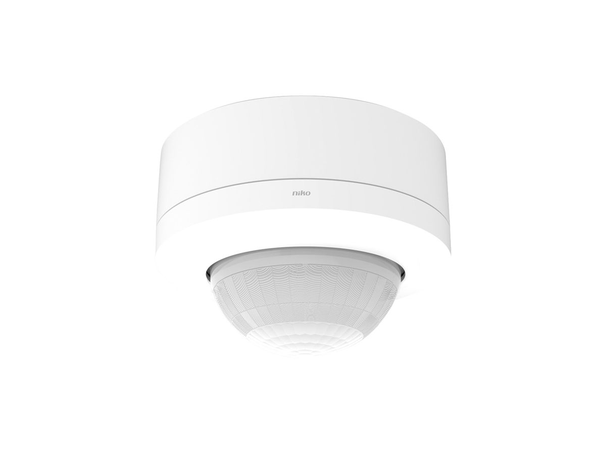 AP-Bewegungsmelder Niko M42LR PIR 10A 360° IP54 weiss