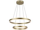 LED-Pendelleuchte SLV ONE DOUBLE PHASE 35W 1230lm 3000K Ø600mm messing