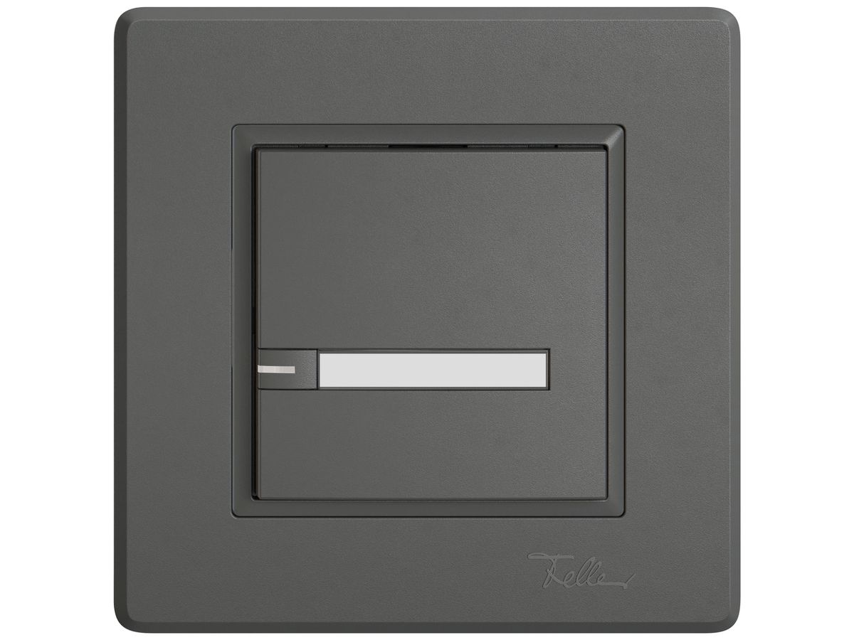 UP-KNX-Taster RGB EDIZIO.liv SNAPFIX® Temperaturfüh.RGB-LED Pap.1×T 1-Tbed.dgu