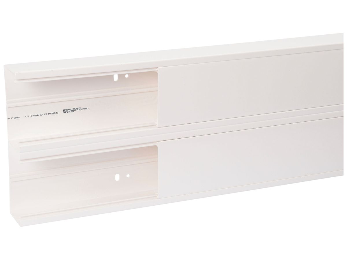 Brüstungskanal HF 190×50×2000×80×80mm Kunststoff weiss