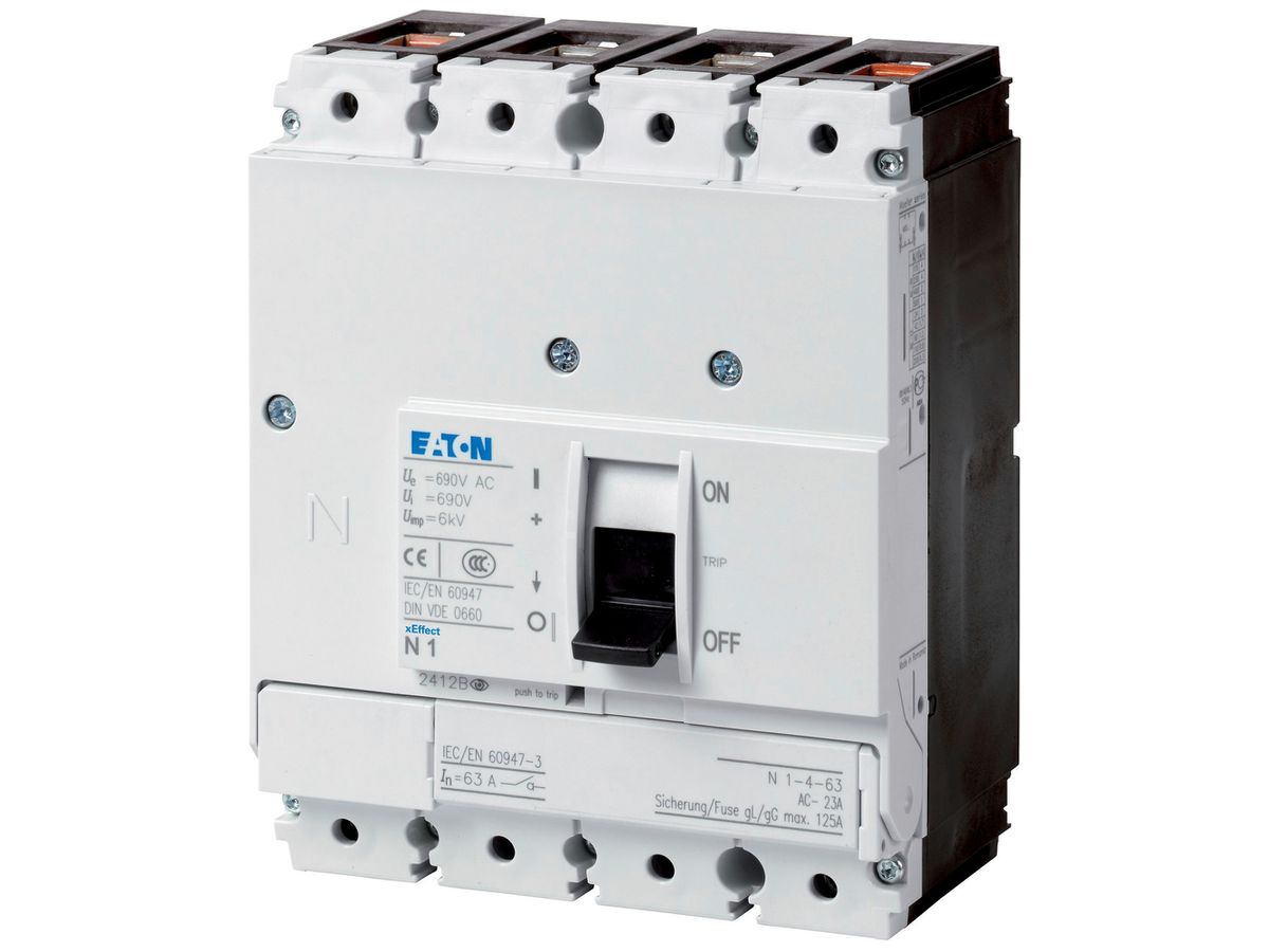 AP-Lasttrennschalter Eaton PN1-4-100 4P 100A 690V schwarz