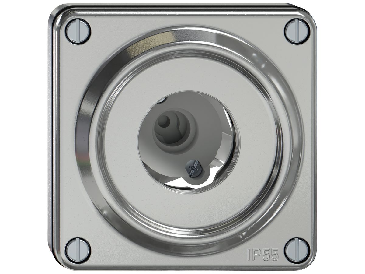 UP-Signallampe ELEMENT SNAPFIX® 250V 7W IP55 87×87×51mm alu