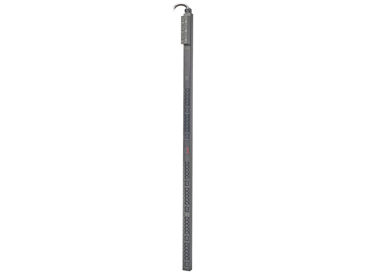 Steckdosenleiste 0HE 125kW 208V 30×C13 6×C19 1.2m Kabel