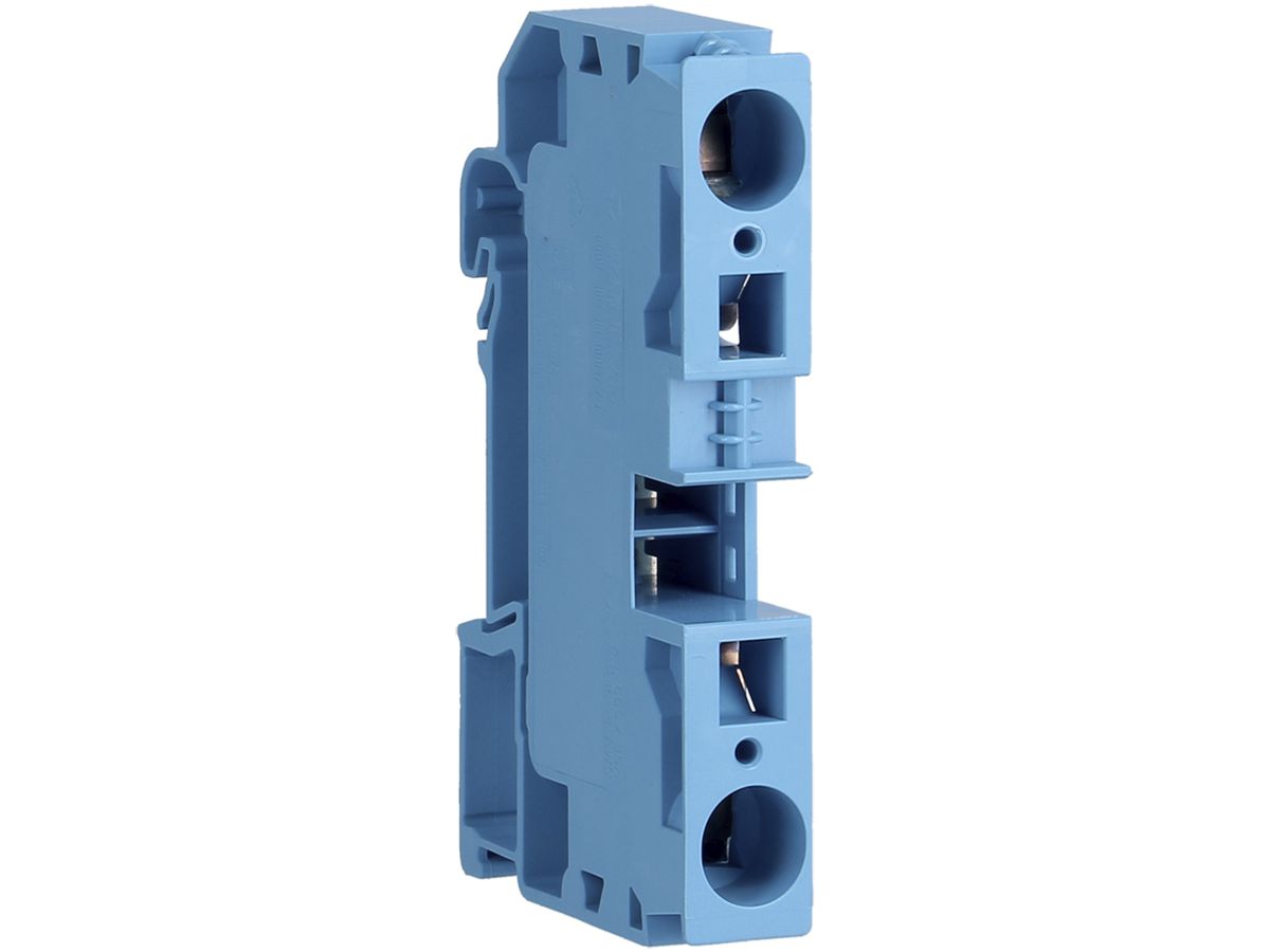 Durchgangs-Reihenklemme Hager 16mm², N, 800V/76A, Steckklemme 2 Anschlüsse offen