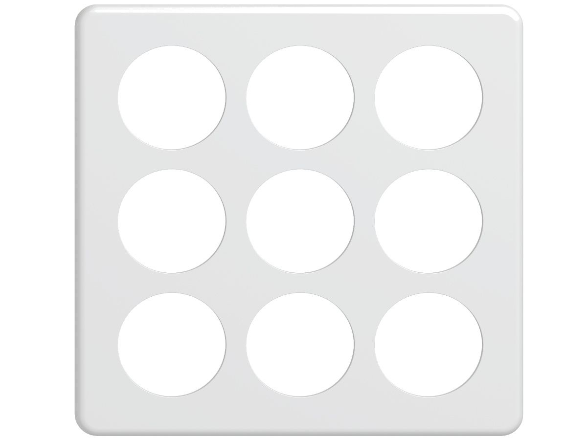 UP-Kopfzeile STANDARDdue 3×3, weiss