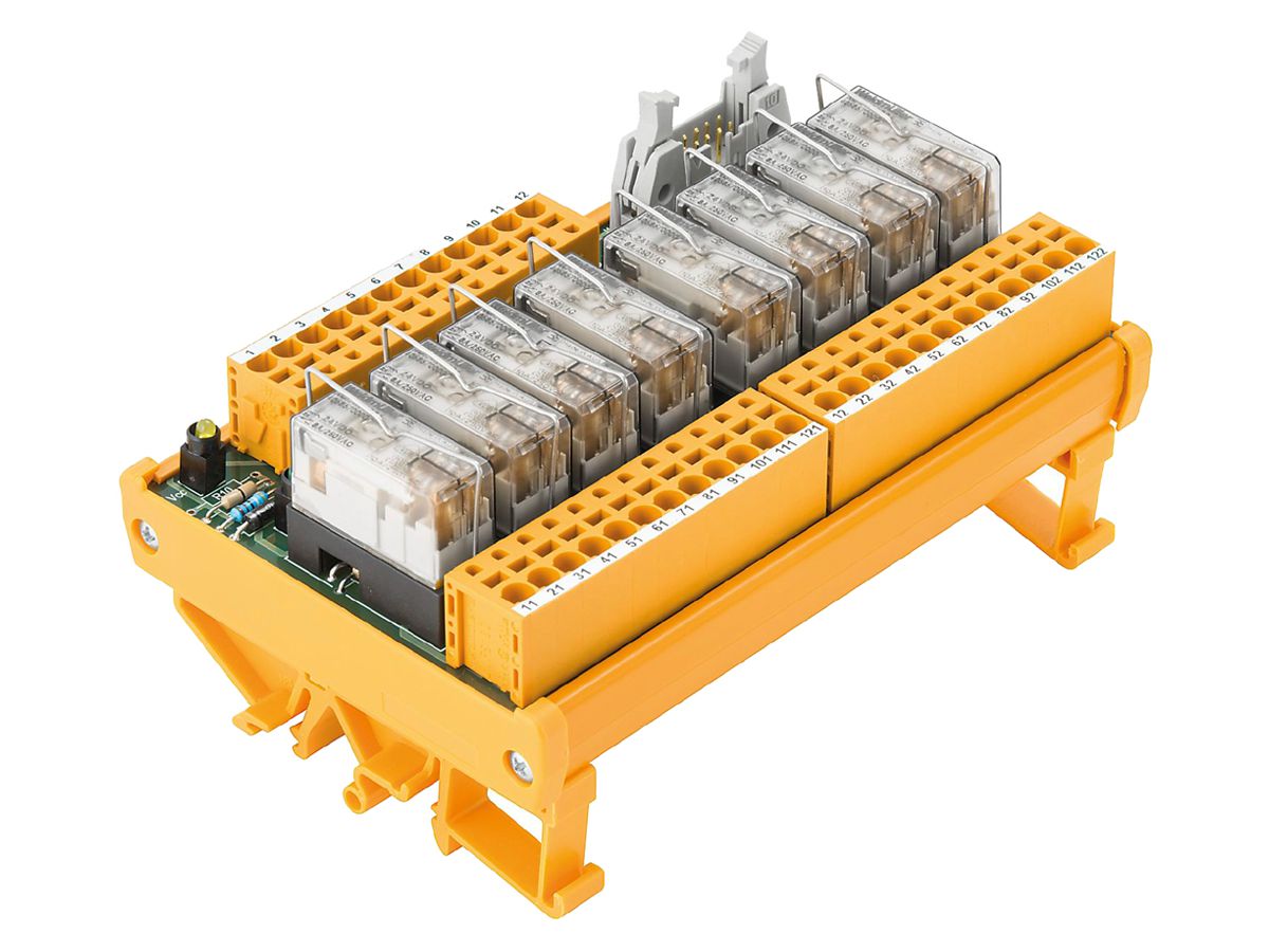 Übergabemodul WM RSM-8 24V+ BASE S TH35 10P 250V