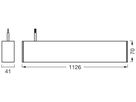 LED-Pendelleuchte LEDVANCE Office line 42W 5500lm 840K direkt/indirekt 1126mm ws