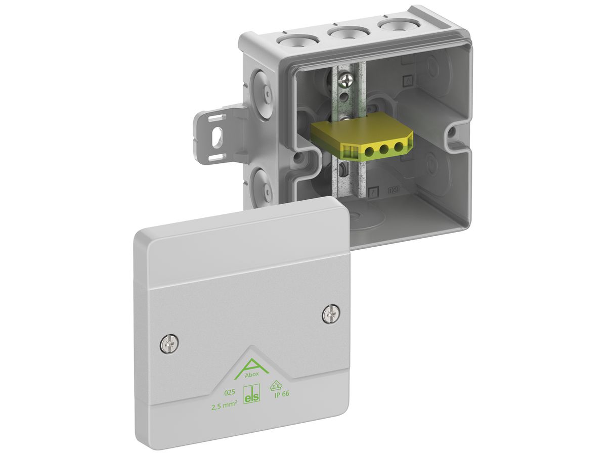 AP-Abzweigdose Spelsberg Abox 025 AB-Pot 87×87×52mm IP66 gu