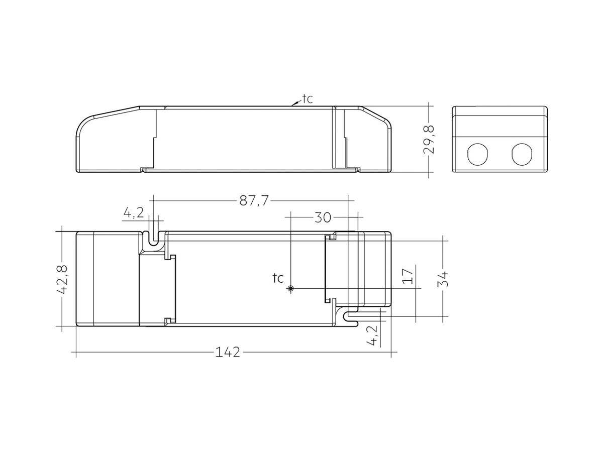 LED-Betriebsgerät Tridonic 10…35W 24V 437…1458mA DIM