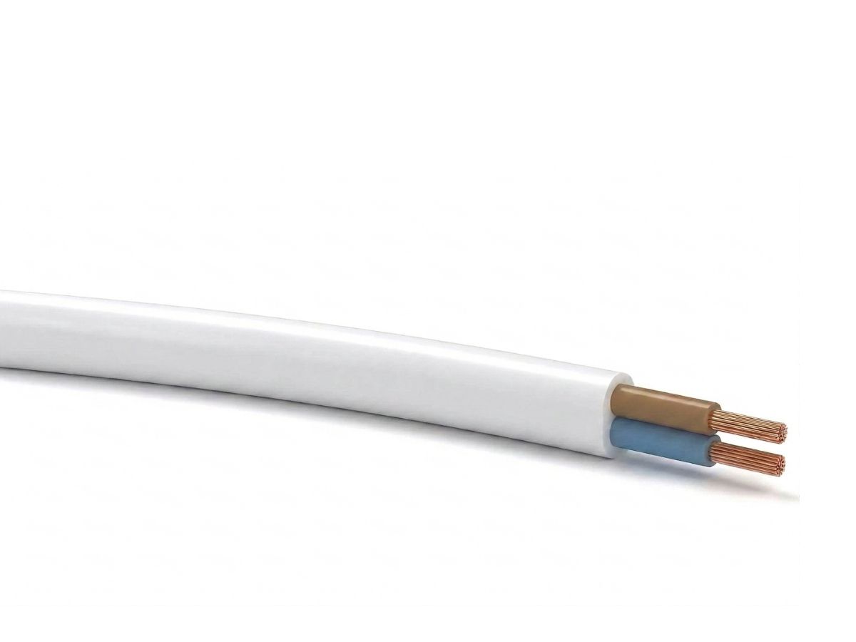 Kabel Tdf 2×1mm² LN weiss