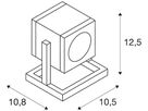 Standleuchte SLV CUBIX I, GU10 25W IP44 anthrazit