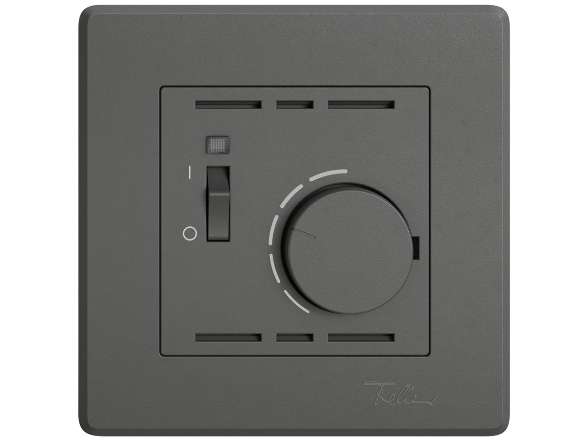 UP-Raumthermostat EDIZIO.liv SNAPFIX® m.Schalter 230VAC 50Hz dgu