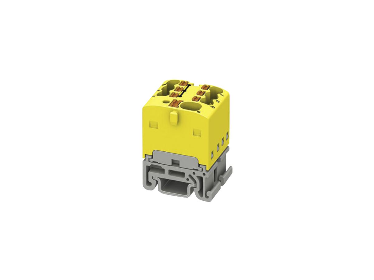 Verteilerblock PX PTFIX 4/6X1.5-NS15A YE