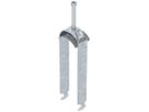 Schnellverleger BET 2056 H-Fuss Kunststoff 40…46mm 3×Kabel Stahl tfZn
