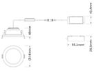 LED-Downlight LEDVANCE COMFORT OP 13W 1430lm 930/940 IP20/44 95° Ø116 weiss