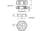 Kabelverschraubung Bettermann V-TEC TB20 teilbar M20 6×Ø4mm IP67 grau