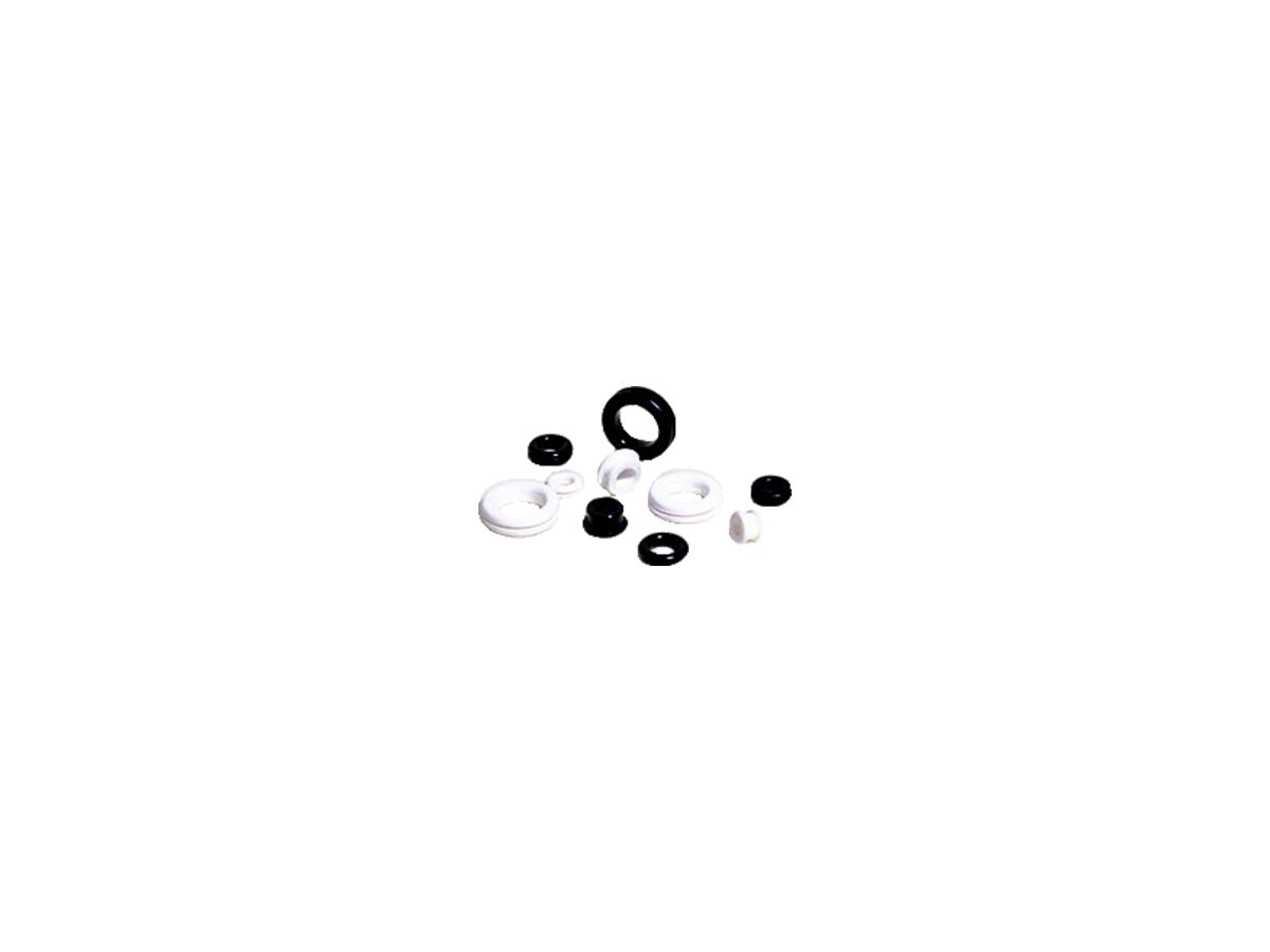 Kabeltülle PVC 6/0.6mm schwarz