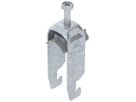 Schnellverleger BET 2056 U-Fuss Kunststoff 16…22mm 2×Kabel Stahl tfZn