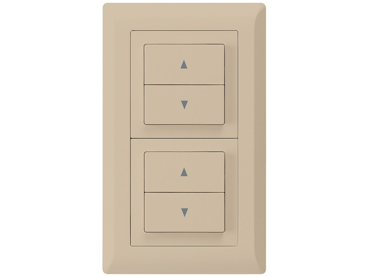 UP-Kombination kallysto.line Gr.I-I vertikal 2×Storenschalter beige