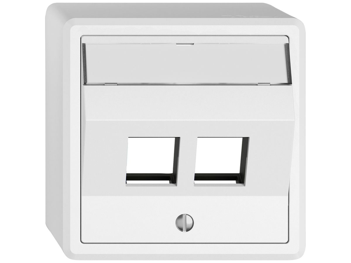 AP-Montageset EDIZIO.liv Keystone SNAPFIX® schräg 2× ws