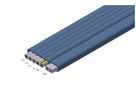 Flachkabel Woertz DALI 5×2.5+2×1.5mm² halogenfrei blau B2ca