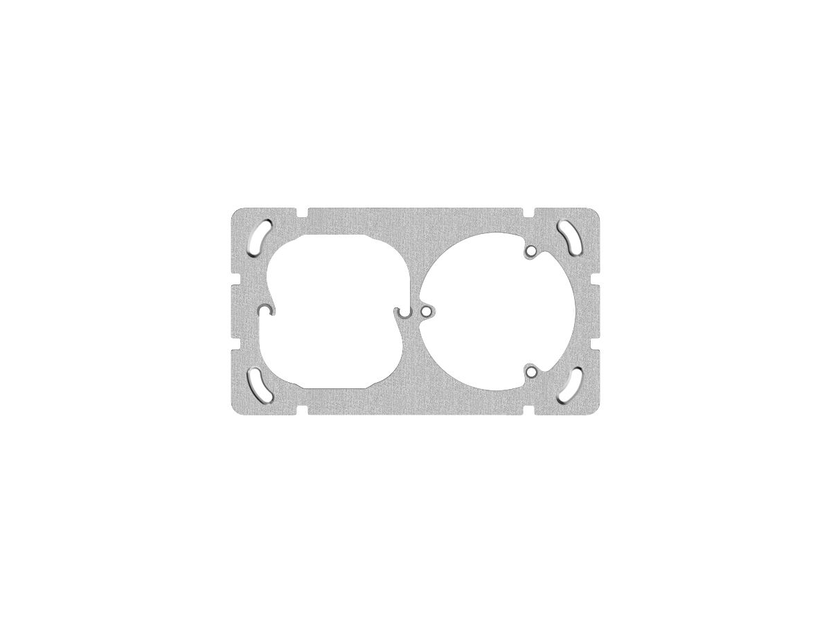UP-Befestigungsplatte FH 1×2 52+3×T13 horizontal