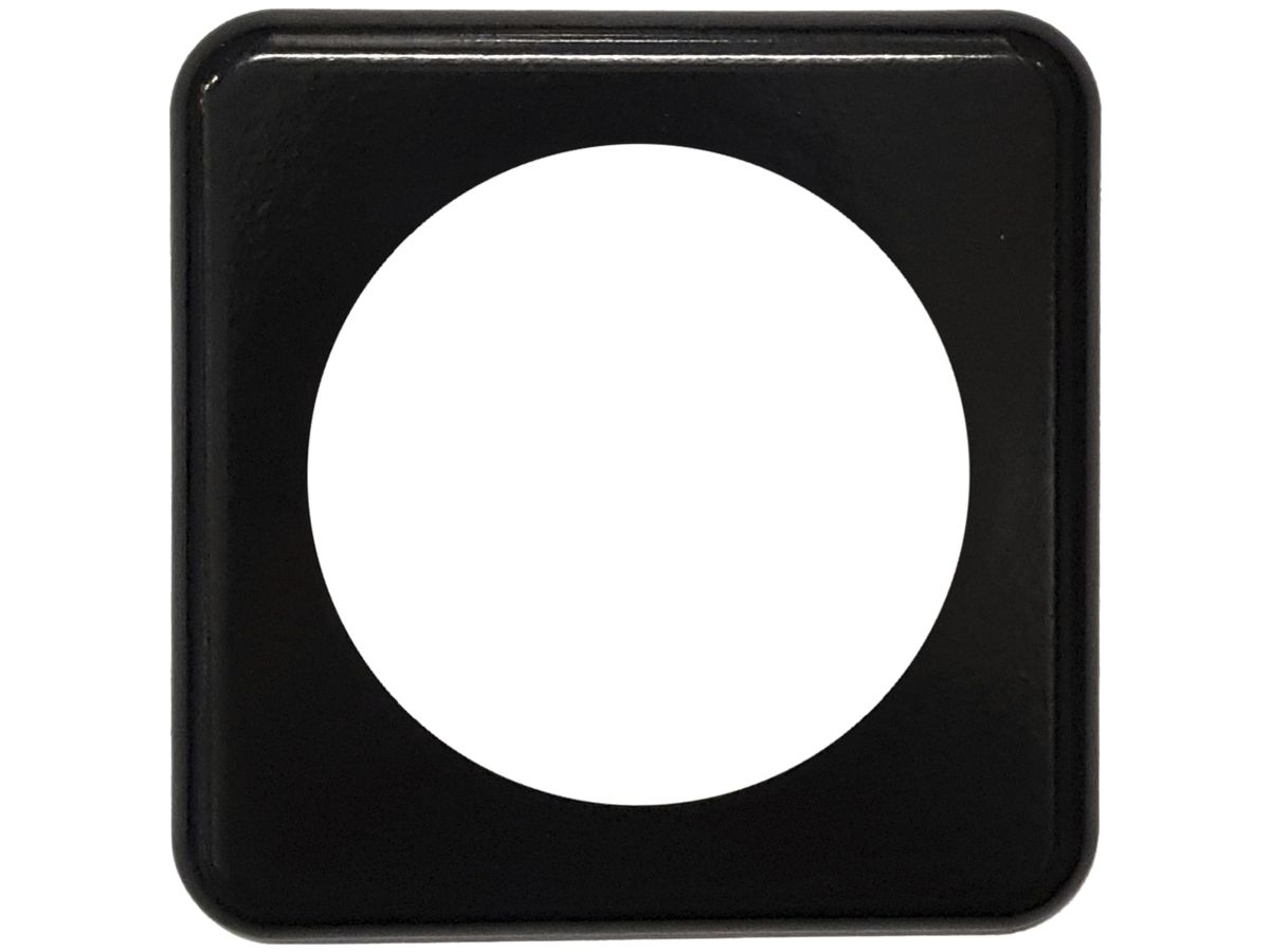 Abdeckplatte I 58mm schwarz