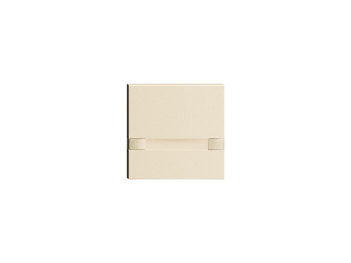 Taste 1/1 KNX/UNI-Taster mit Papiereinlage EDIZIOdue Bedienung 2×1 crema
