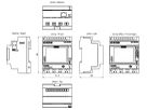 REG-Logikmodul SPS Siemens LOGO! 9 24CE Display 8DI/4DO