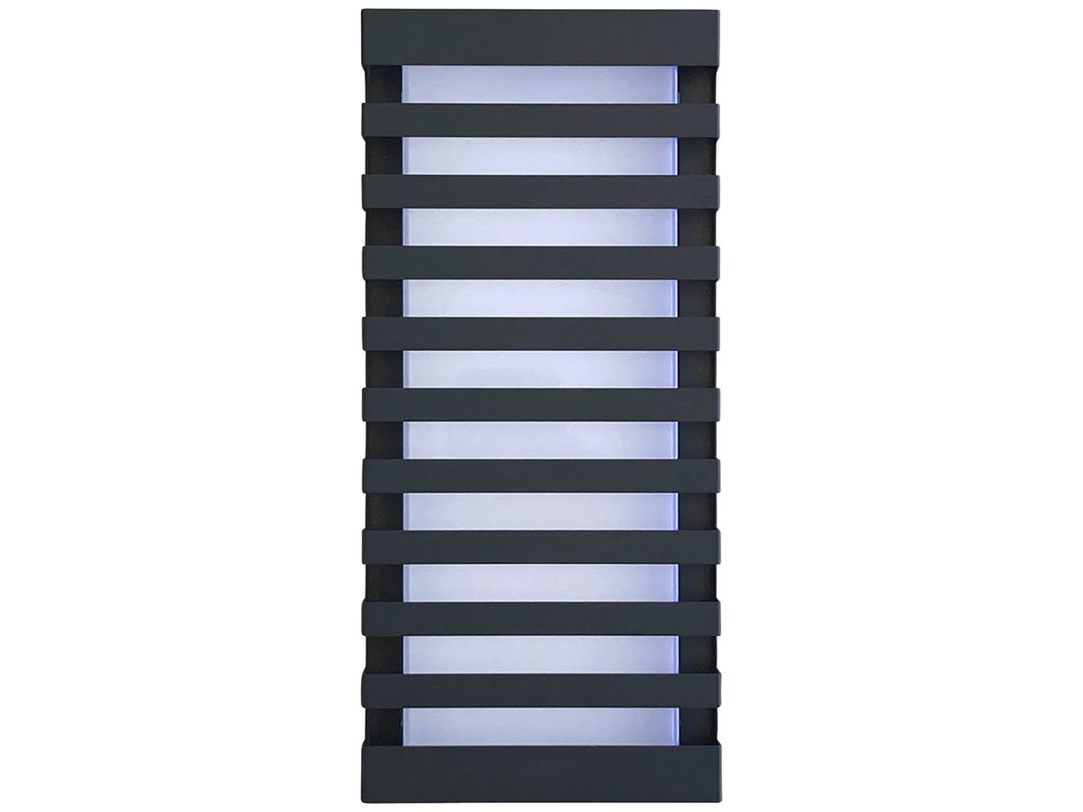 LED-Wandleuchte Z-Licht LongLED L 4.5W 500lm 3000K IP65 260×120mm anthrazit
