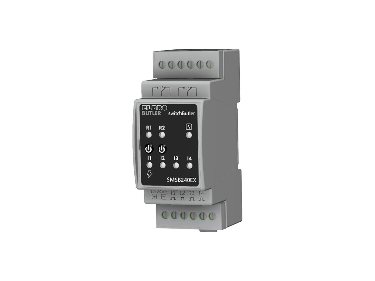 REG-Schaltmodul SMS-switchButler 2/4 Kanäle für REG-Fernschaltgerät