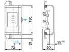 Abgangskasten Canalis KNB 16A für Zylindersicherungen NF L+N+PE