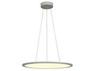 LED-Pendelleuchte SLV PANEL 60 ROUND DALI 43W 3150lm 3000K Ø600×32mm grau