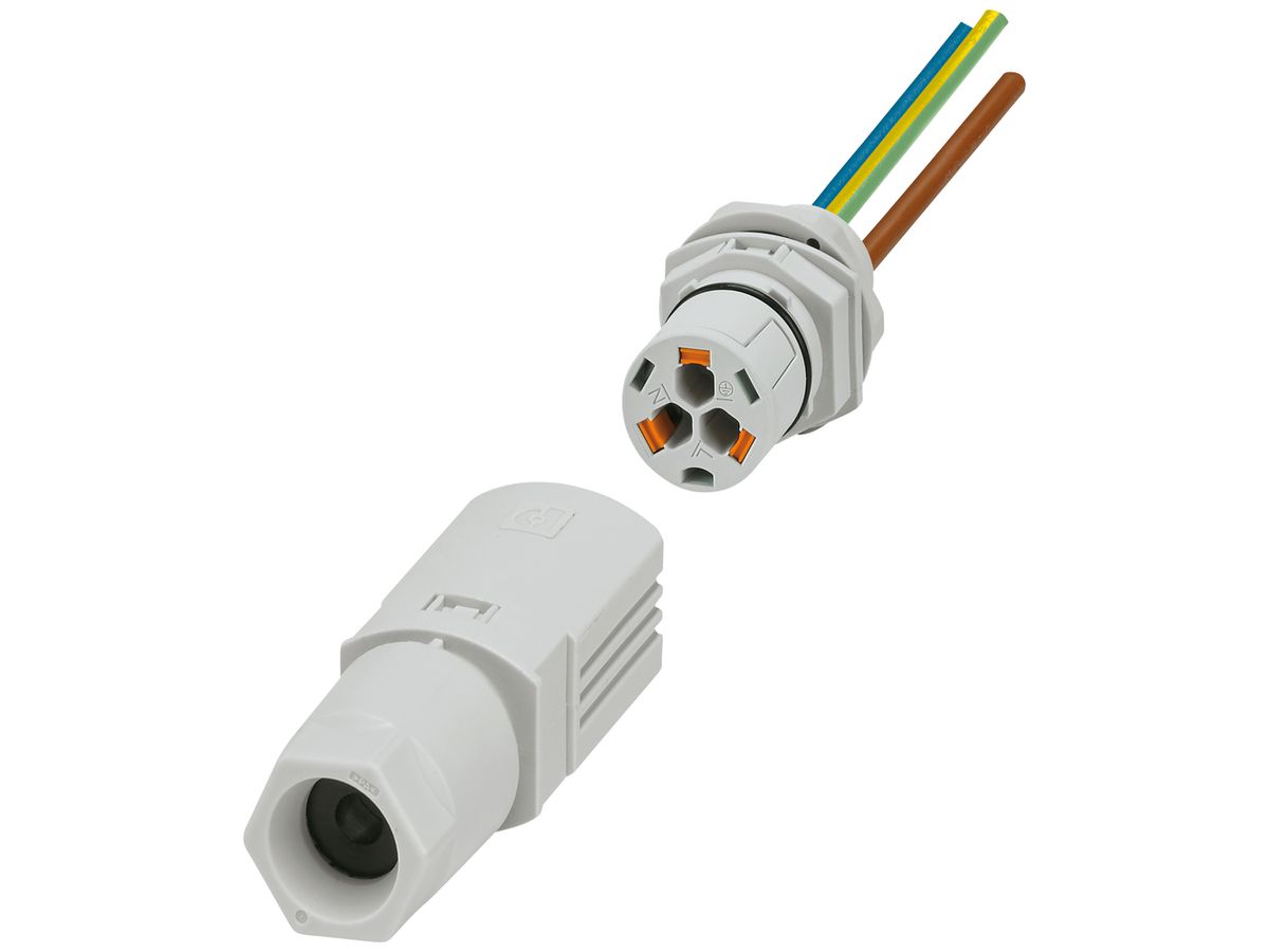Wanddurchführung PX IPD WD Feldstecker 3P 16A 450V M20 lgu IP66 1m