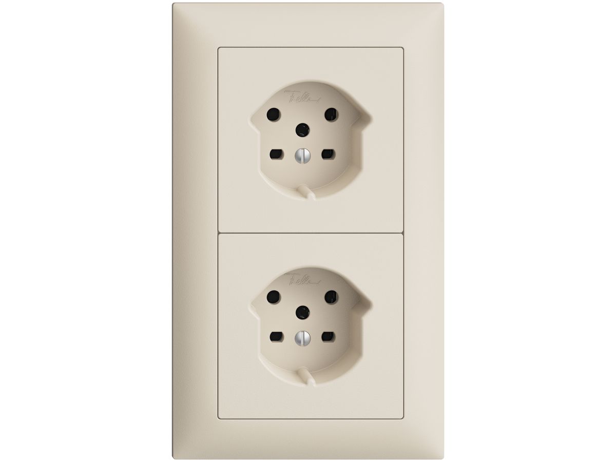 UP-Kombination I-I EDIZIOdue 2×T15 crema