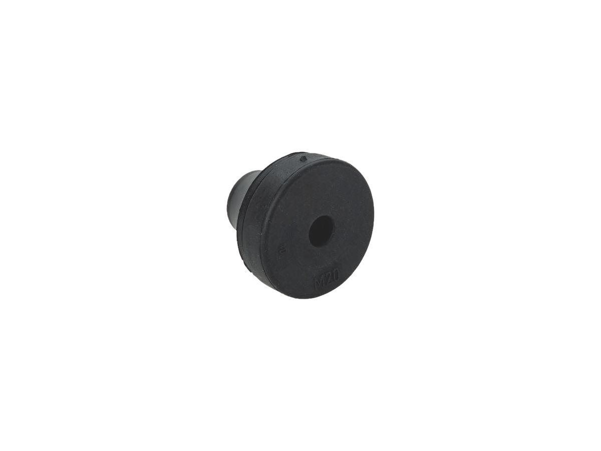Gummidurchführung M25 schwarz für Kabel Ø11…17mm Quickseal