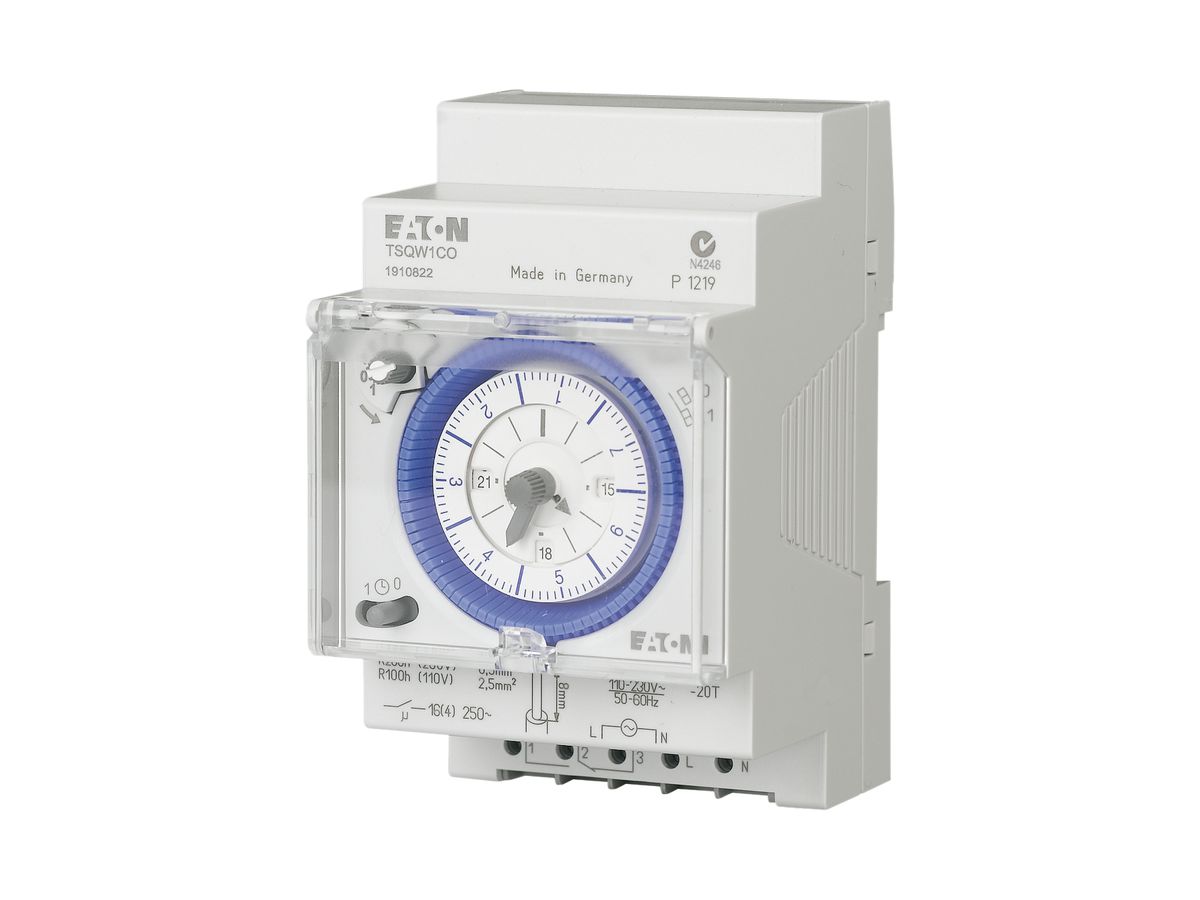 REG-Schaltuhr analog ETN 1W Woche Quartz, TSQW1CO