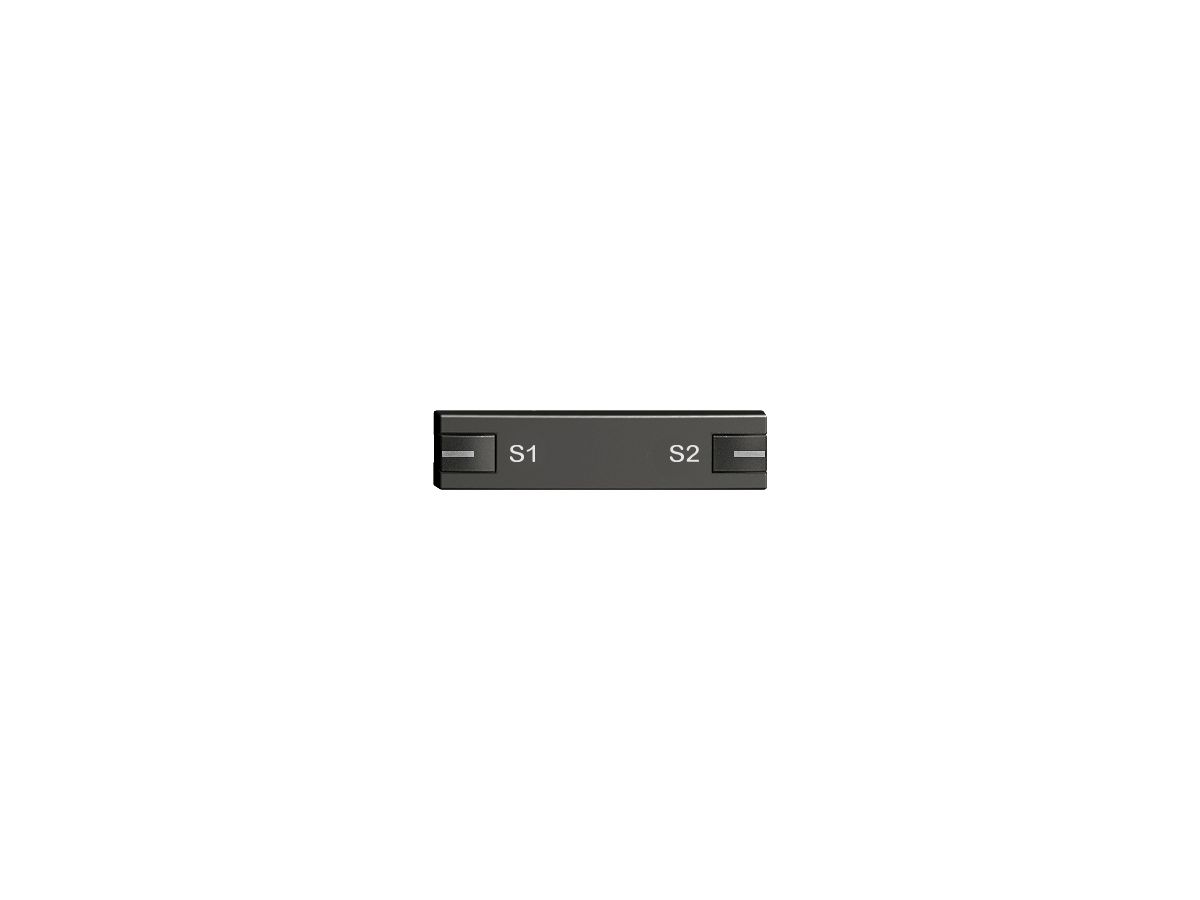 Tastenset EDIZIOdue Dimmer schwarz