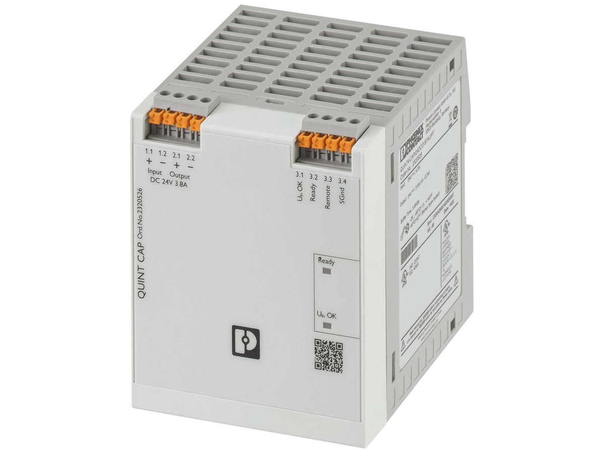 Kapazitätsmodul PX QUINT4-CAP/24DC/3.8/1KJ/PT IN 24VDC OUT 24VDC/3.8A