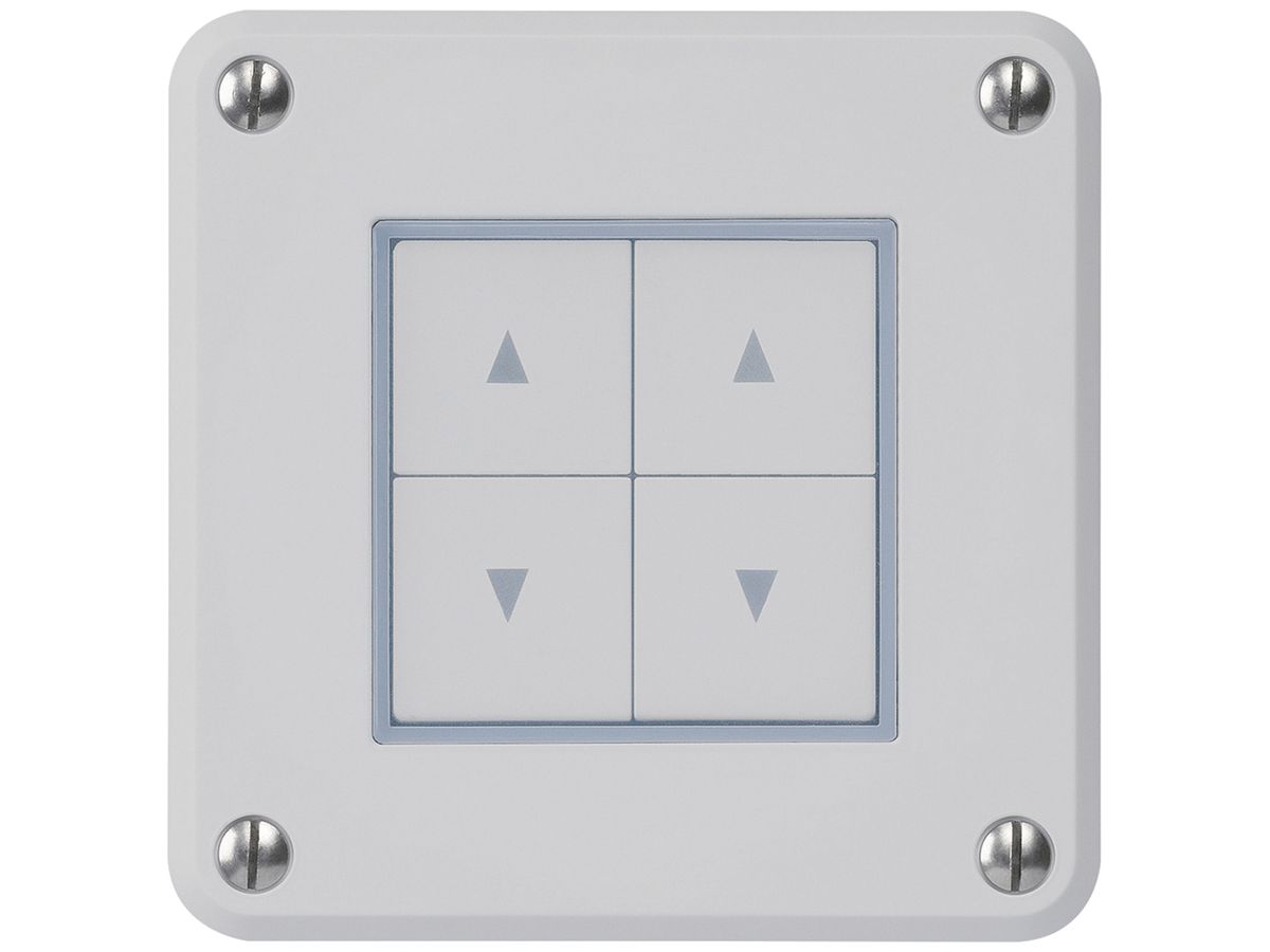 UP-Storenschalter robusto IP55 grau mit 4 Funktionstasten für Kombination