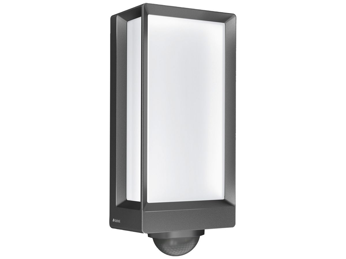 LED-Wandleuchte Steinel L 42 SC 13W 1010lm 3000K IP54 mit Sensor anthrazit