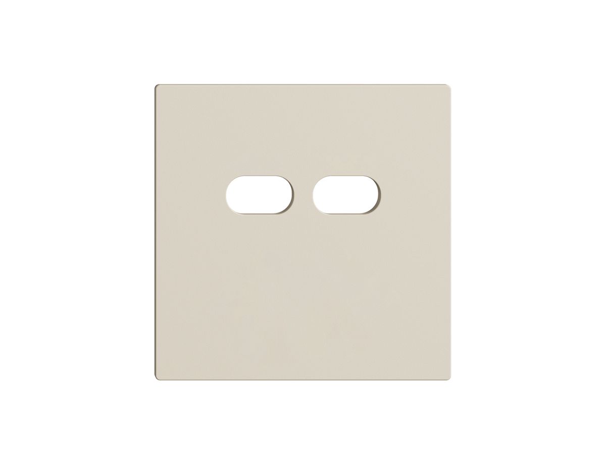 Montageset Feller EDIZIOdue für Steckdose USB 18W 2×Typ C crema
