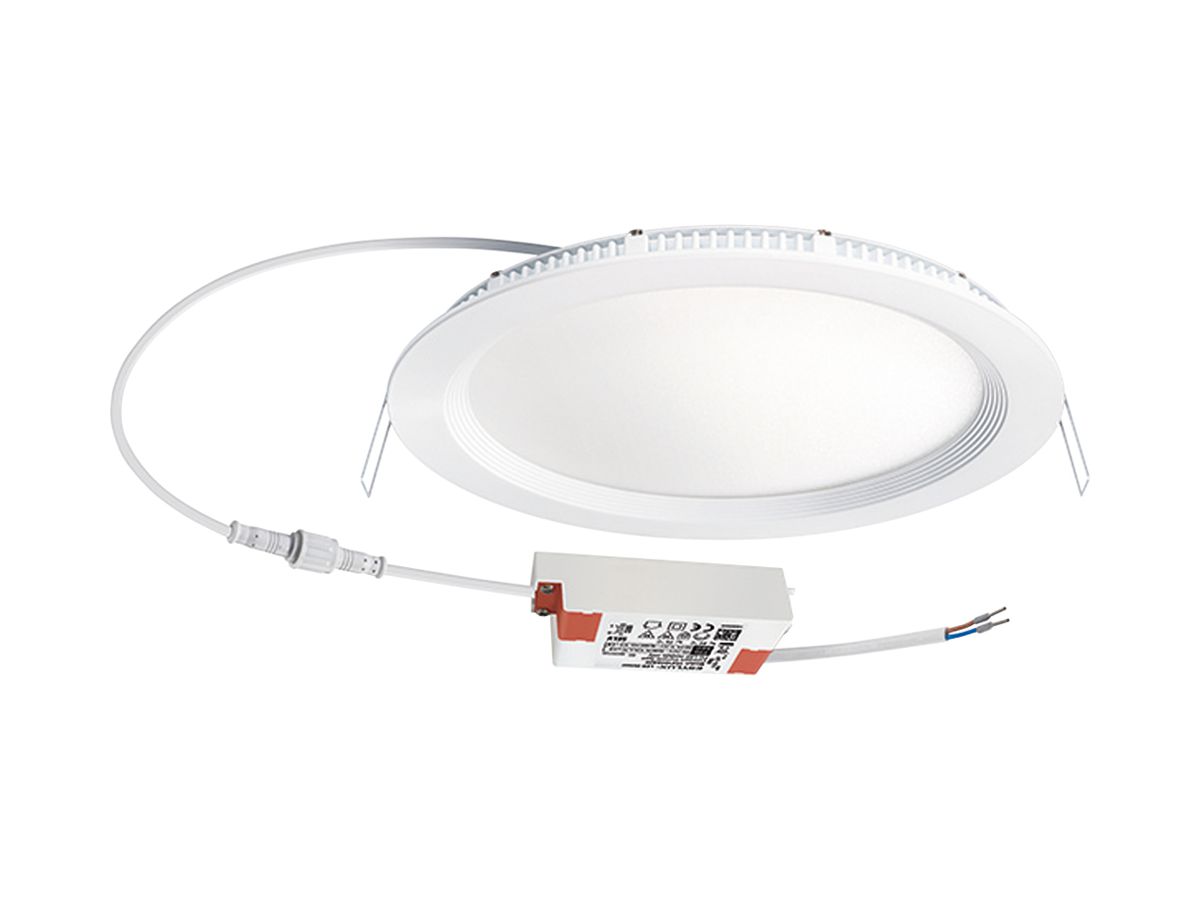 LED-Downlight ESYLUX ELSA-2 Ø240 ON/OFF 18W 4000K, 1750lm, weiss