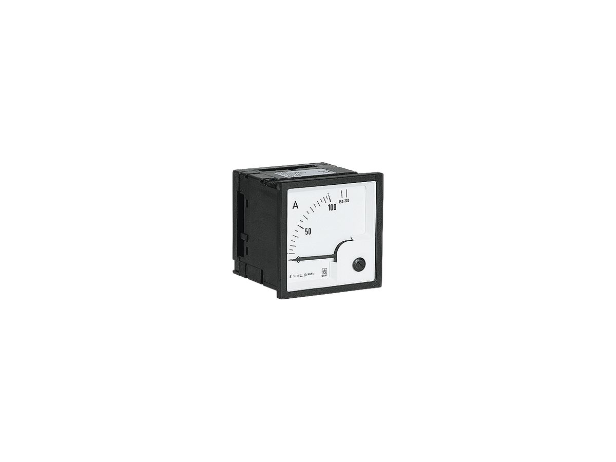 EB-Amperemeter ISKRA FQ0307 6/12 A, 6A (AC), Klasse 1.5, 72×72mm