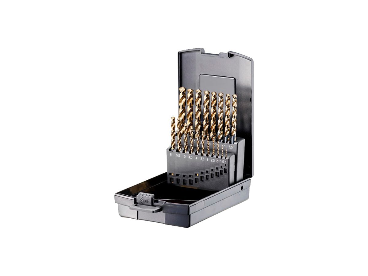 Bohrer-Set EFCO SPB-X HSS-Co5 19×Ø1…10mm