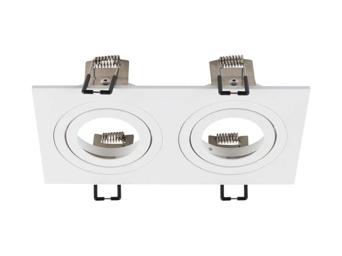 Leergehäuse SLV NEW TRIA Aluminium 170×90mm weiss 2×Spot